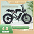 AKEZ Off-Road Electric Bike for Adults, Snow EBike, 7 Speed, 750W Motor, Detachable, 48V, 13AH Lithium Battery