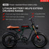 AKEZ Off-Road Electric Bike for Adults, Snow EBike, 7 Speed, 750W Motor, Detachable, 48V, 13AH Lithium Battery