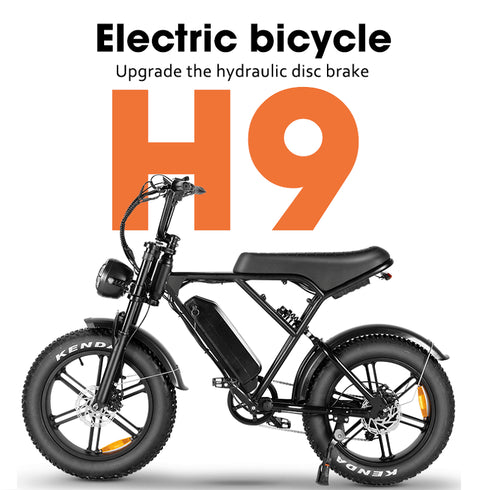 Off-Road OUXI H9 Electric Bicycle Stocking In EU/MX Warehouse Fat Bike For Adult