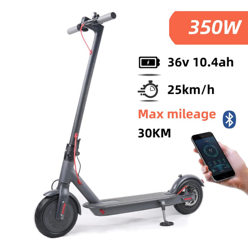 Electric Scooter 25KM/H Adult 8.5 Inches 350W 10.4Ah Foldable E-Scooter