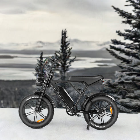 Off-Road OUXI H9 Electric Bicycle Stocking In EU/MX Warehouse Fat Bike For Adult