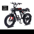 AKEZ Off-Road Electric Bike for Adults, Snow EBike, 7 Speed, 750W Motor, Detachable, 48V, 13AH Lithium Battery